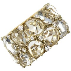 Pomellato Lulu White Topaz Diamond Wide Band Ring