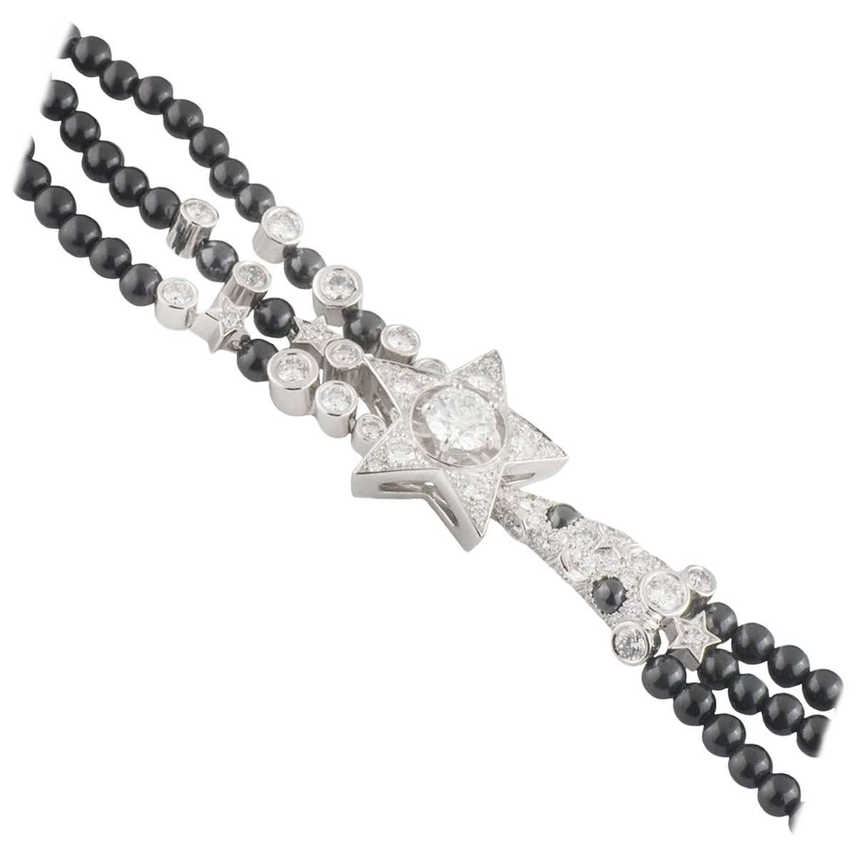 Chanel Diamond and Spinel Comete Bracelet 