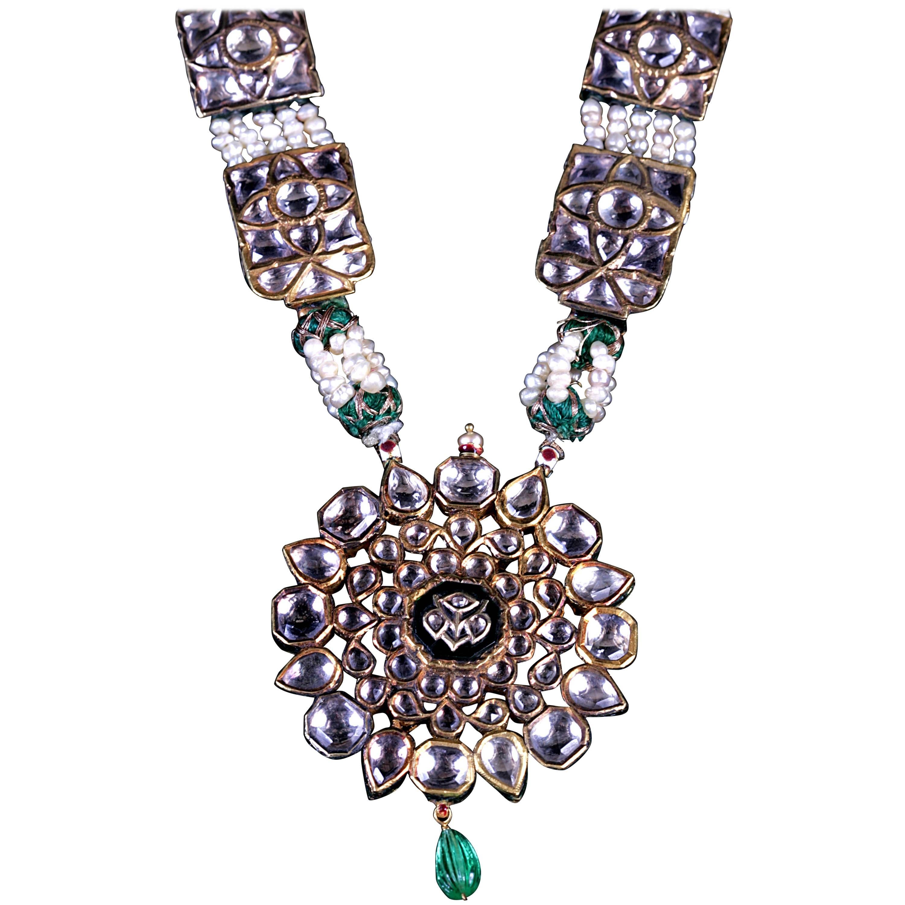 Maharaja to Be Necklace with Medallion For Sale