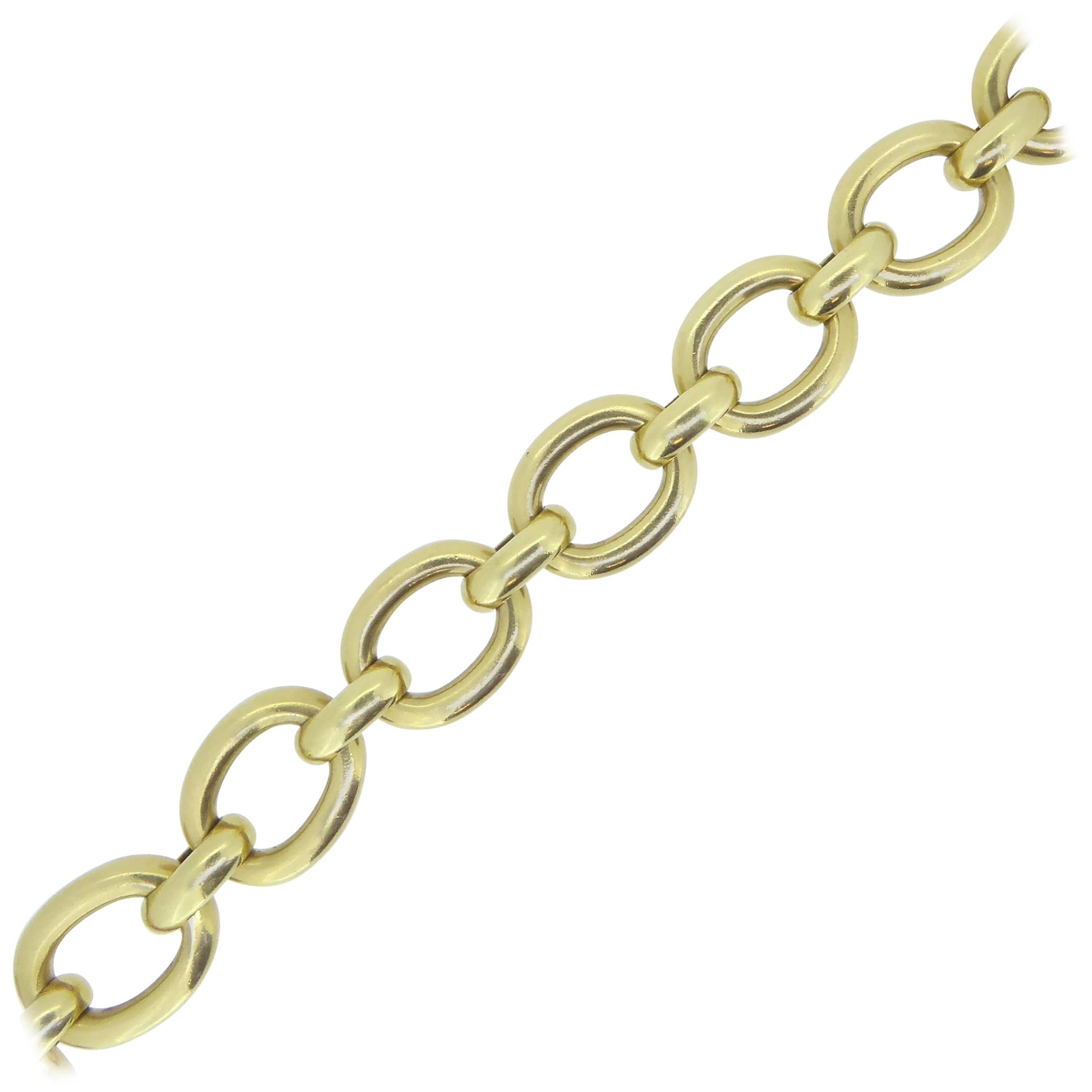 Cartier 18 Carat Yellow Gold Link Bracelet