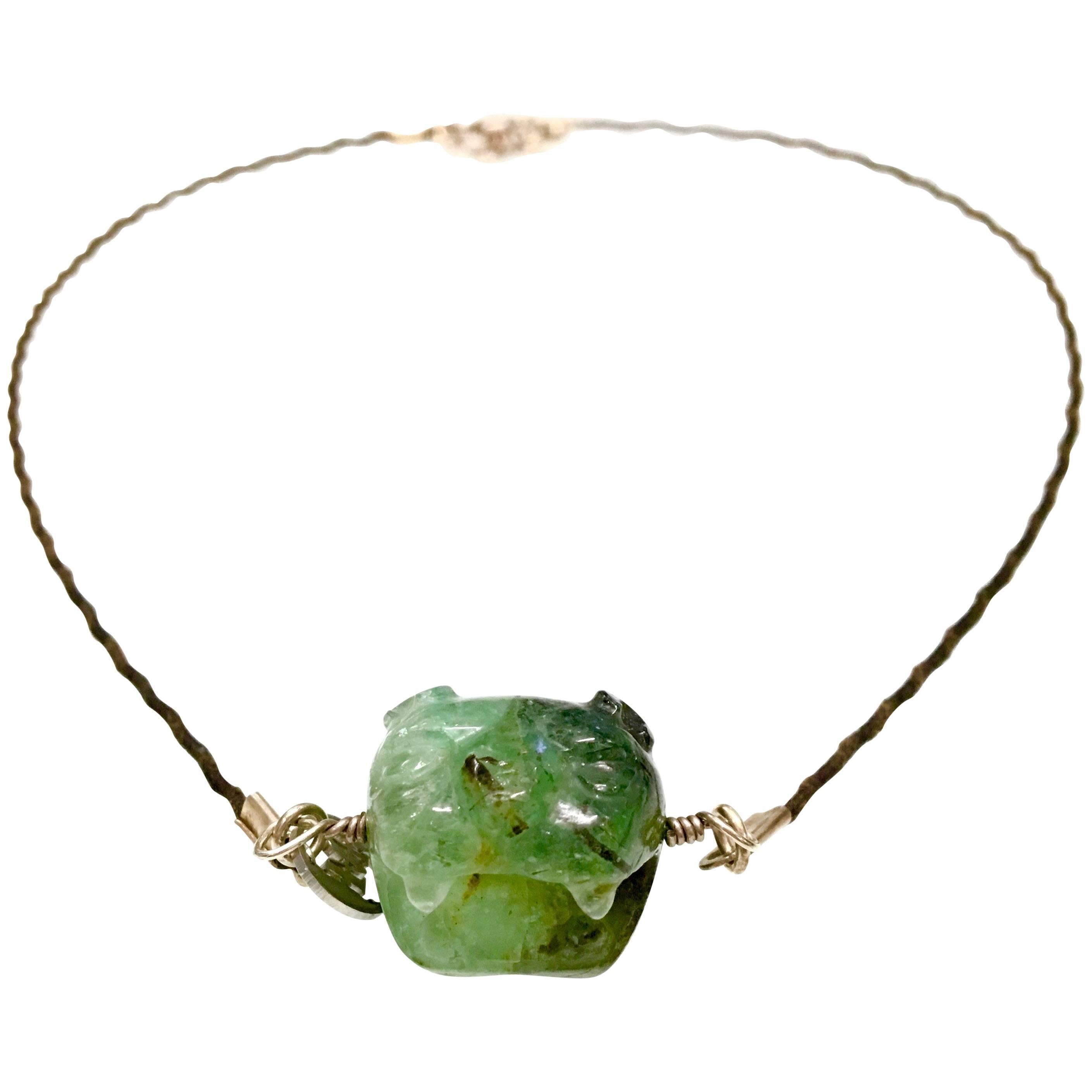 Emerald Jaguar Necklace