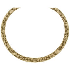 18" Gold Mesh Necklace