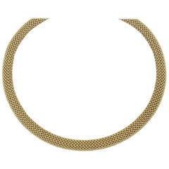 18" Gold Mesh Necklace