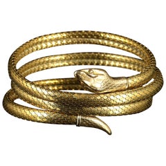 Victorian Snake Bracelet, circa 1880