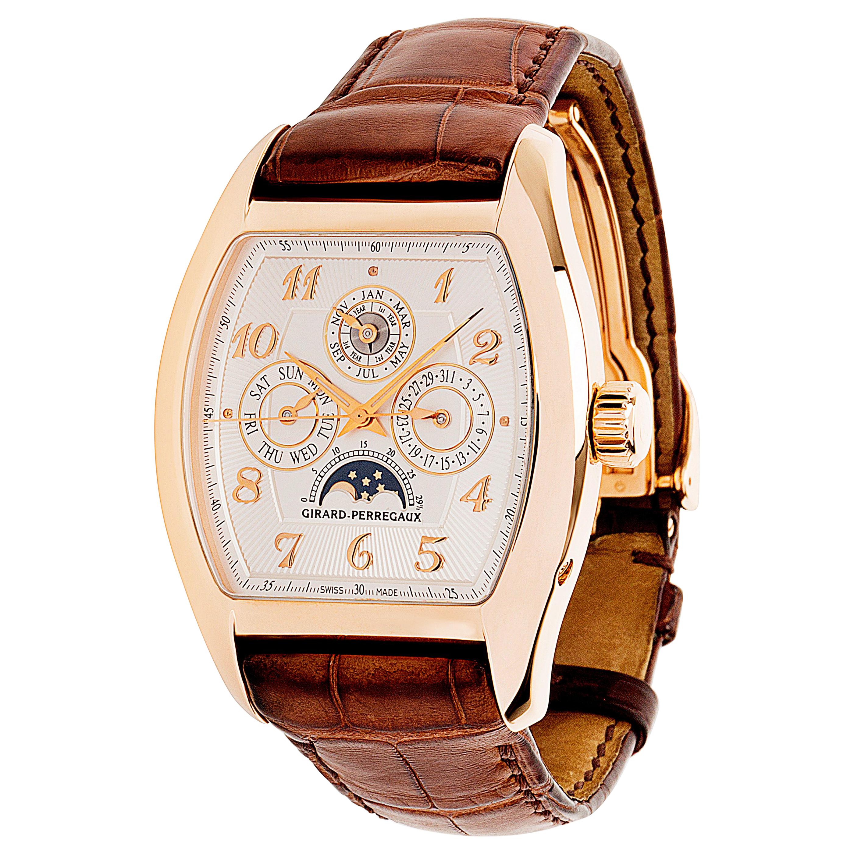 Girard-Perregaux Richeville 2722 Men's Watch in 18 Karat Gold