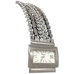 Chopard Classique 18 Karat White Gold White Dial Chains Bracelet Lady's Watch