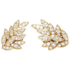 Diamond Clip-On Earrings Fred Paris