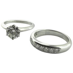 Tiffany & Co. GIA Certified 1.20 Carat Diamond Wedding Set