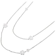 Boodles Diamond Long Blossom Necklace
