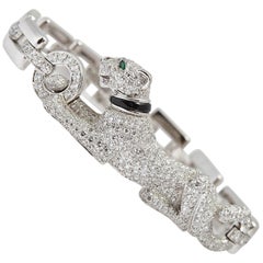 Bracelet Panthère de Cartier en diamants
