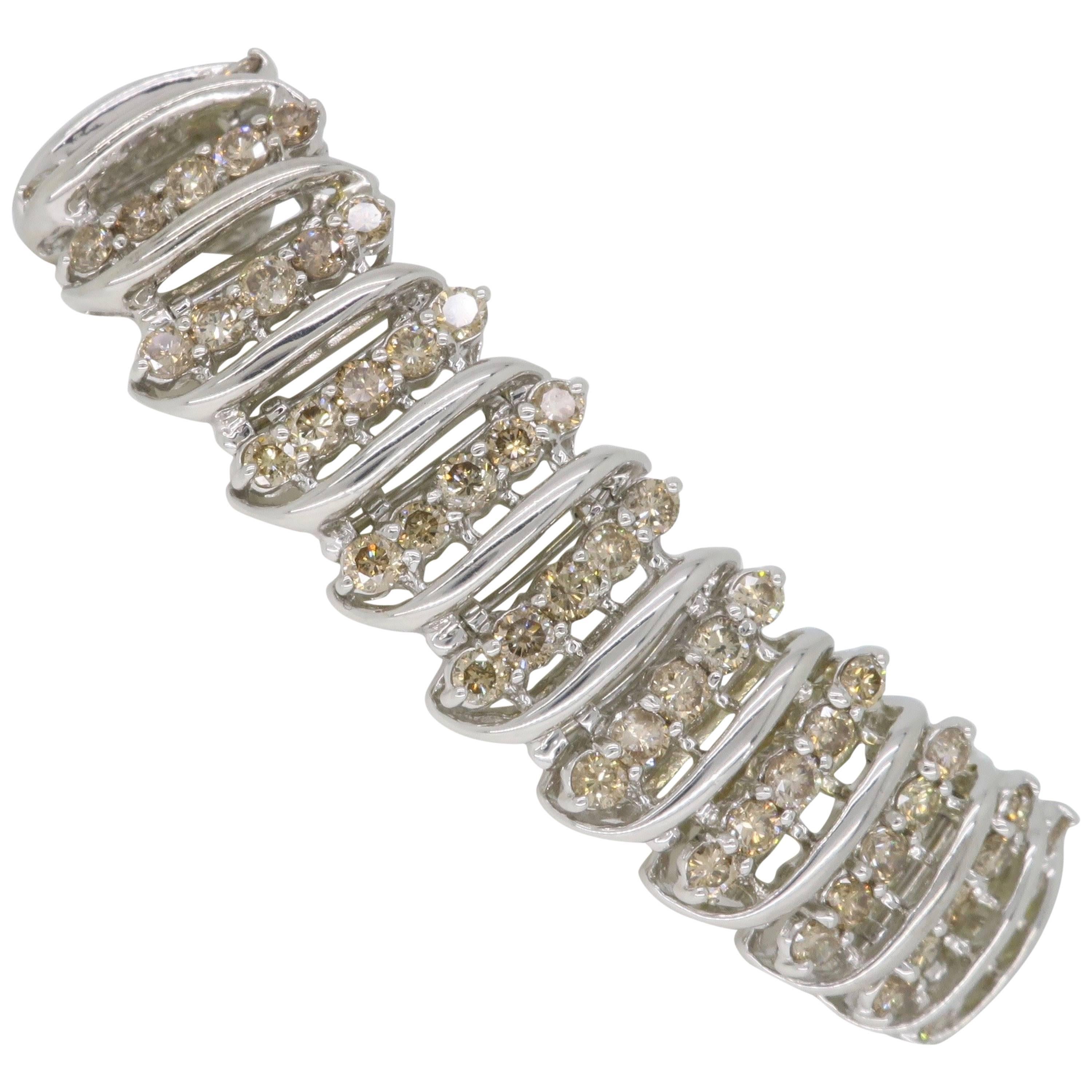 3.00 Carat Light Chocolate Diamond Bracelet at 1stDibs chocolate