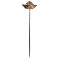 Bvlgari Sailor Hat Diamond Gold Stickpin