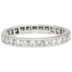 Tiffany & Co. Platinum Diamond Eternity Band, circa 1950s