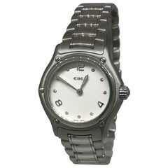 Ebel 1911 Stainless Steel Silver Diamond Dial Ladies Bracelet Watch 9090211