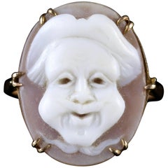 Antique Victorian Cameo Portrait Ring