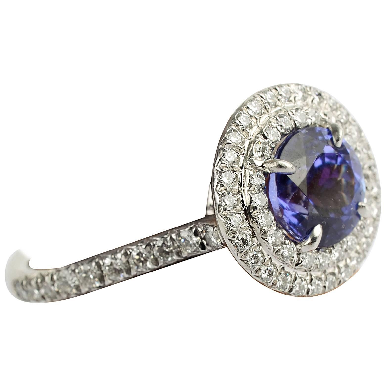 Tiffany & Co. Soleste Tanzanite and Diamond Ring