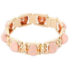 14 Karat Yellow Gold and Rose Gold Bracelet