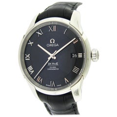 Omega Stainless Steel Deville Chronometer Wristwatch