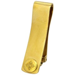 Patek Philippe 18 Karat Gold Money / Tie Clip, London, 1963