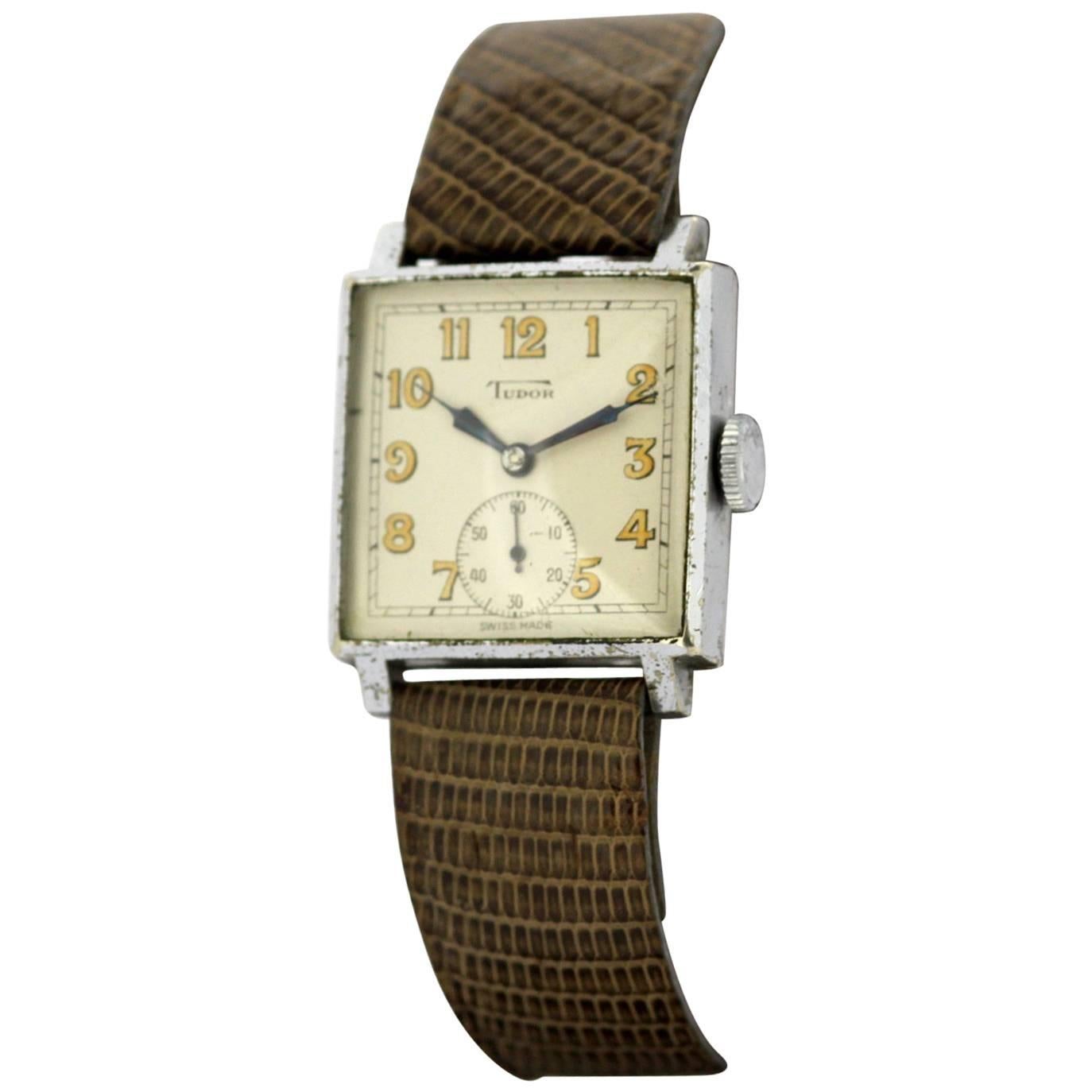 Tudor, Men's Manual Winding Wristwatch, circa 1940s