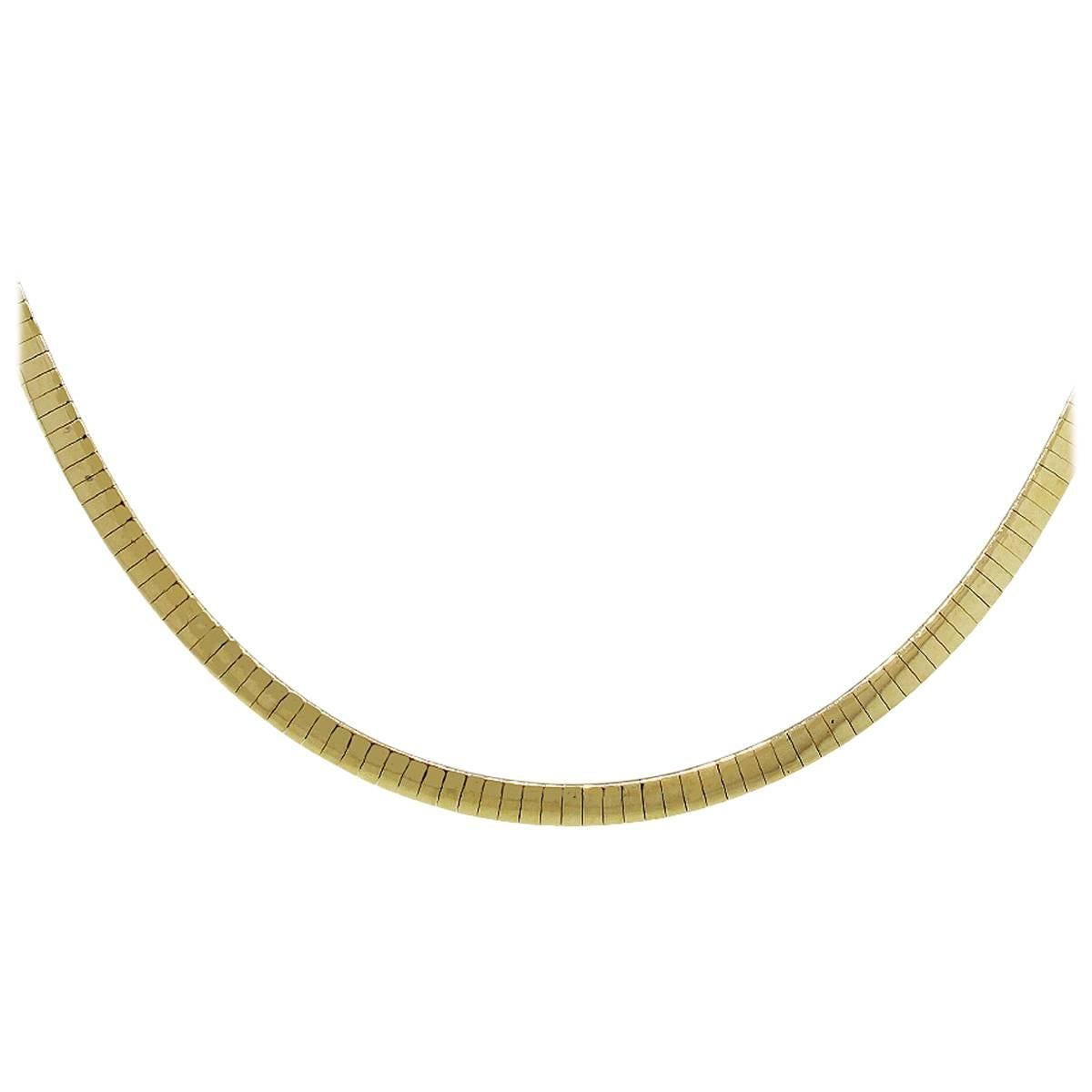 White Gold Omega Chain - 6 For Sale on 