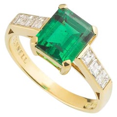 Theo Fennell Emerald and Diamond Ring