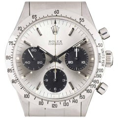 Rolex Stainless Steel Retro Daytona Cosmograph Manual Wind Wristwatch Ref 6239