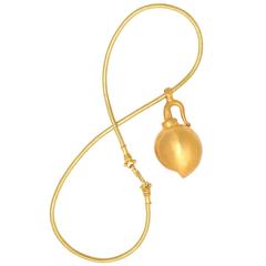 Gold Perfume Ornament Pendant Necklace 6