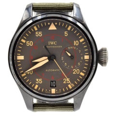 Used IWC Schaffhausen Titanium Ceramic Big Pilot Top Gun Wristwatch Ref 5019.02