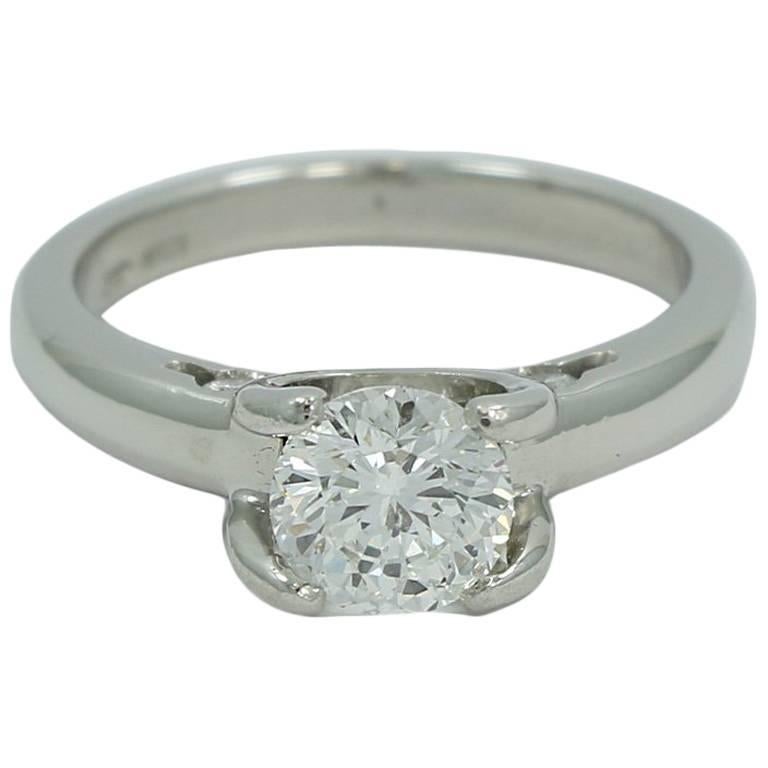 1 03 Carat Round Diamond Cento Roberto Coin Ring For At 1stdibs 1 03 Carat Round Diamond Cento Roberto Coin Ring For