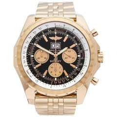 Breitling Bentley Chronograph 18 Karat Yellow Gold Men’s H44363