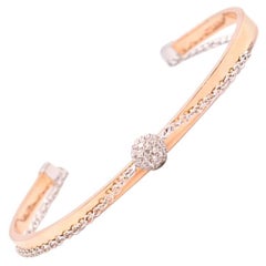 Delfina Delettrez Diamond and 18 Karat Gold Bracelet