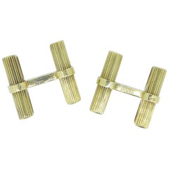 Vintage Van Cleef & Arpels Yellow Gold Baton Cufflinks