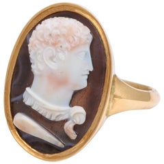 Antique Georgian Hercules Cameo Ring