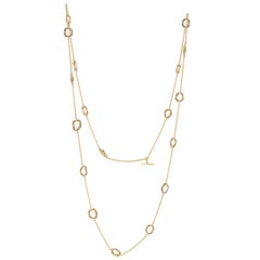 Manpriya B Slice Diamond, Ruby Coloured Sapphires, Tsavorite Diva Chain Necklace