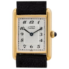 Cartier Vermeil Tank Louis quartz wristwatch, circa 1990s