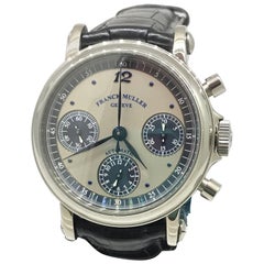 Franck Muller Stainless Steel Automatic Chronograph Leather Men’s Watch