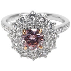 GIA Certified 1.75 Carat Fancy Pink Diamond Ring