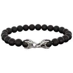 David Yurman Black Onyx Spiritual Bead Bracelet