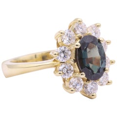 Alexandride Lady Diana Ring with GUB Certificate 1.73 Carat