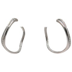 Volcano Diamond Hoop Earrings by Antonini