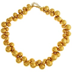 Marina B Yellow Gold Atomo Necklace, 1980s