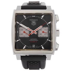 Used Tag Heuer Monaco Chronograph Stainless Steel Men's CAW2114