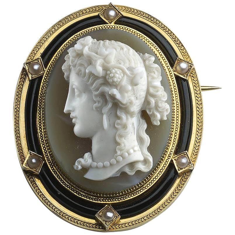 Victorian Hardstone Cameo Brooch at 1stDibs cameo brooches for sale