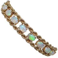 Opal Gold Bracelet