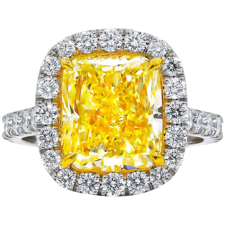 CARTIER Canary Diamond Ring at 1stdibs