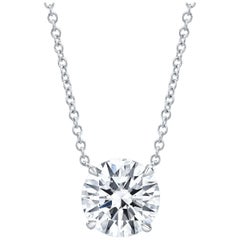 GIA Certified 1.20 Carat G VS2 Round Diamond Solitaire Pendant