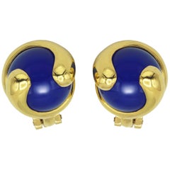 Marnina.B Cardan Blue Earrings