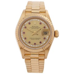 Rolex Datejust 18 Karat Gelbgold Damen 69178