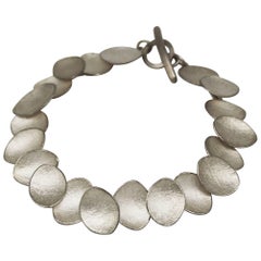 Kayo Saito Silver Chai Petal Collection Bracelet Bangle